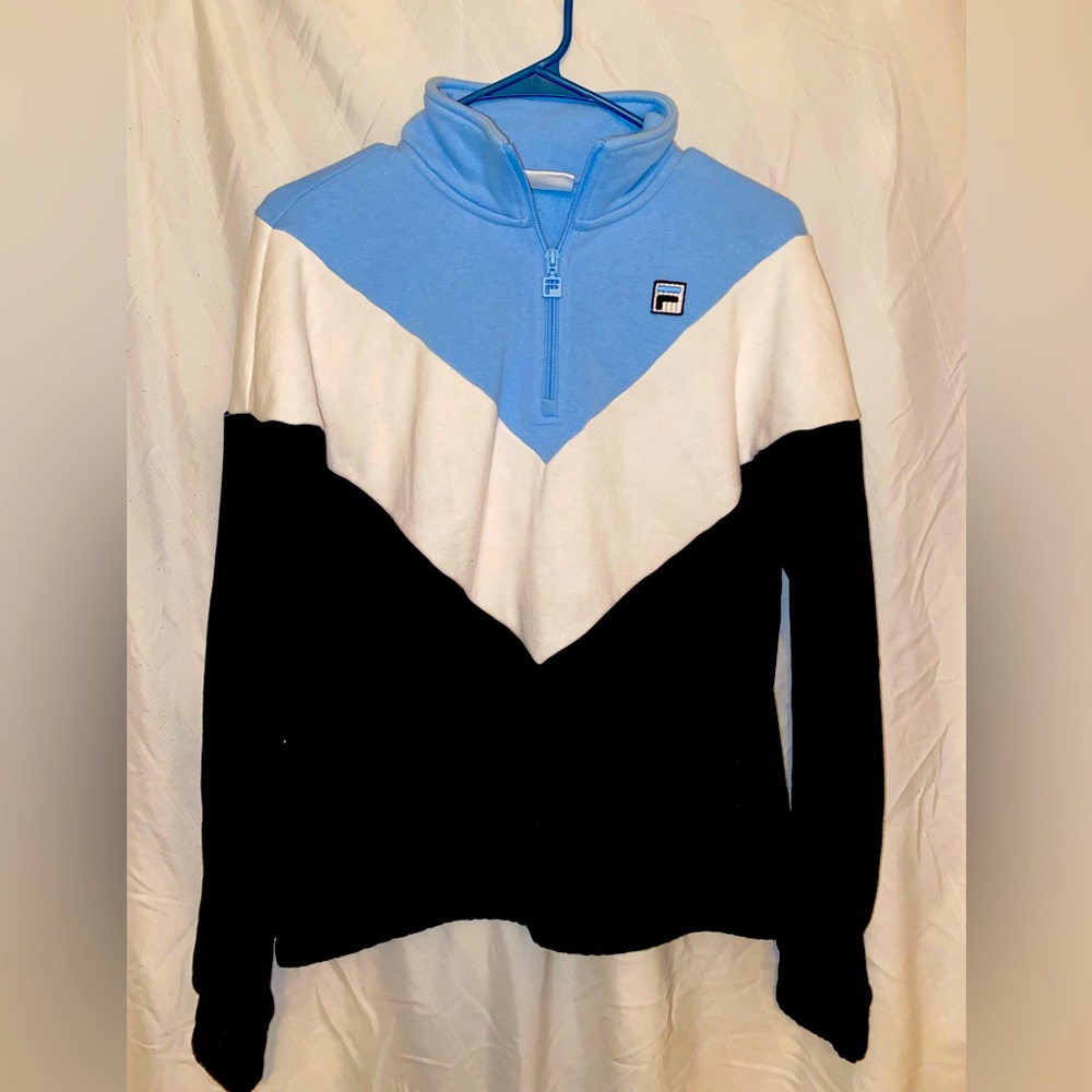 FILA Tricolor Half Zip Sweatshirt